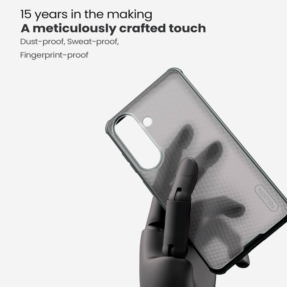 Чехол-крышка NILLKIN для Samsung Galaxy S26 (серия Frosted shield Pro Transparent Black)